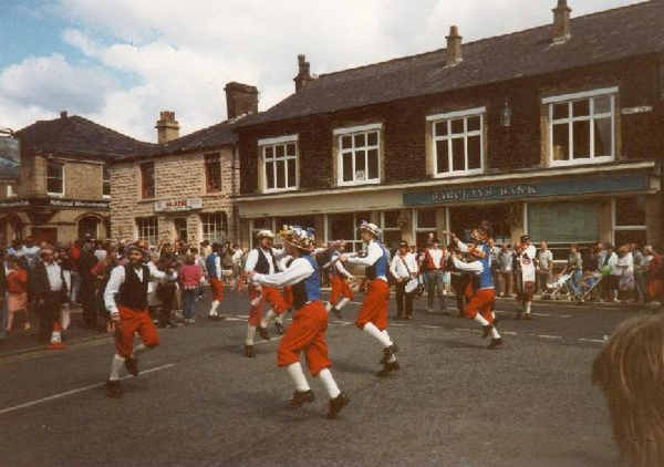 Morris dancing on first day 
14-Leisure-04-Events-007-Return of Steam 1987
Keywords: 1987