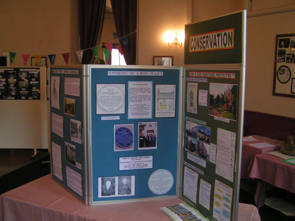 Displays at R.H.S. 20th Anniversary Event 
01-Ramsbottom Heritage Society-01-RHS Activities-017-2007 20th Annivresary in Civic Hall
Keywords: 2007