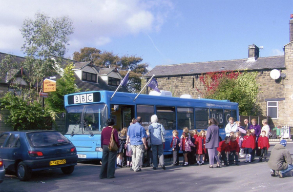 Edenfield C.E. school visit the BBC bus at Rostron's car park 8th October 2007
05-Education-01-Primary Schools-011-Edenfield Primary School
Keywords: 2007