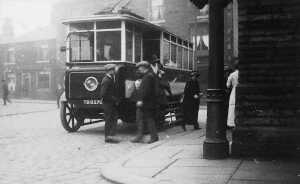 Ramsbottom UBC Trolley bus 2 TB68570 Pre 1922. c 1913  In Market Street / Market Place Edenfield (2)
17-Buildings and the Urban Environment-05-Street Scenes-011-Edenfield
Keywords: 1945