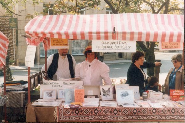 25/5/1987 RHS stall in Market Place, Rams 
17-Buildings and the Urban Environment-05-Street Scenes-017-Market Place
Keywords: 0