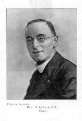 Mag. picture 1920's of Rev. D. Lewtas, vicar of St Andrews 
to be catalogued
Keywords: 1945