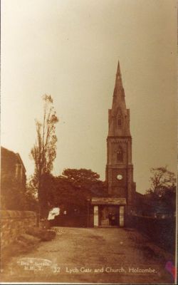 Emmanuel Church & lychgate, Holcombe. no date 
to be catalogued
Keywords: 1985