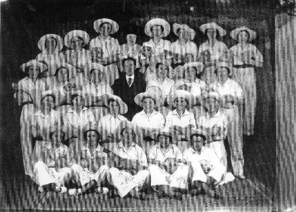 St Josephs Young Ladies show and director Joe Barrett 1930s H. Lonsdale 
to be catalogued
Keywords: 1985