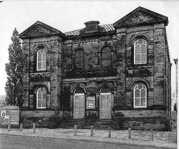 Christ Church Market Place 1974-100 yrs after Wesleyan Chapel was built. Baptists joined Methodists in 1972
06-Religion-01-Church Buildings-014-Christ Church Baptist Methodist, Great Eaves Road, Ramsbottom
Keywords: 1985