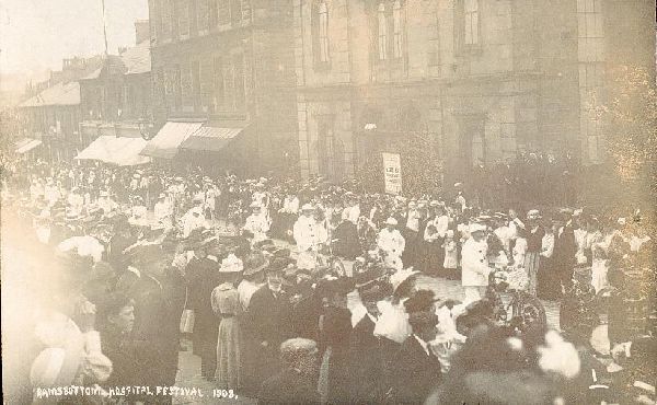 3(2phcop) of Rose Queen Procession Bolton St.1908 Rose Queen on float under tall canopy 
06-Religion-03-Churches Together-002-Rose Queens
Keywords: 0