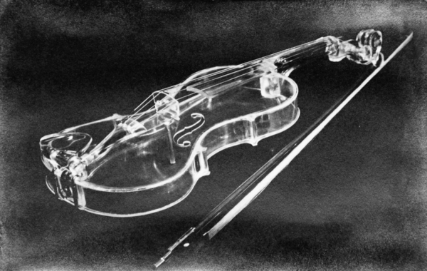 Perspex Violin produced by ICI in the 1940s - part of an article on working at the factory
02-Industry-03-Chemical Works-000-General
Keywords: 0