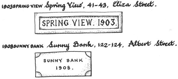 Spring View and Sunny Bank Date Stone from Stories in Stone - Datestones in Ramsbottom - John B. Taylor
17-Buildings and the Urban Environment-05-Street Scenes-021-Peel Brow area
Keywords: 1903