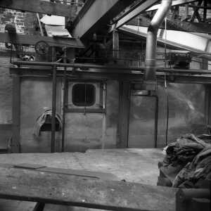 Woods Engineering (formerly John Woods), Garden St.  Mycocks Steamer used in textile manufacture. Oven for drying cloth after a wet process such as bleaching, dyeing or printing.  3rd Nov 1962 
02-Industry-04-Engineering Works-004-John Wood
Keywords: 1985