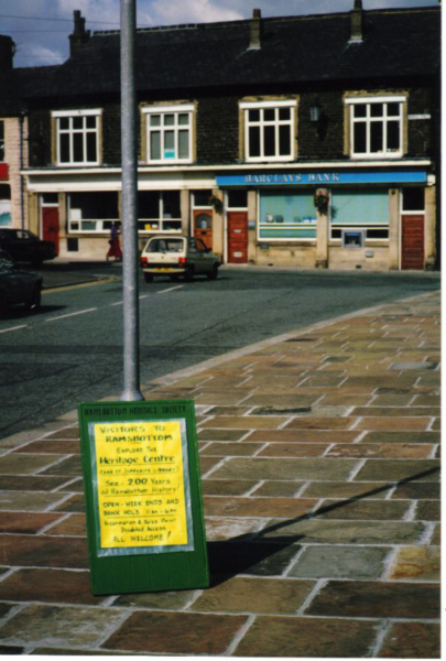 The Heritage Centre poster at the Railway Station 
01-Ramsbottom Heritage Society-01-RHS Activities-017-Heritage Centre
Keywords: 0