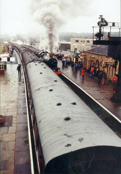 The Flying Scotsman comes to Ramsbottom 
14-Leisure-04-Events-010-Railway 
Keywords: 1993
