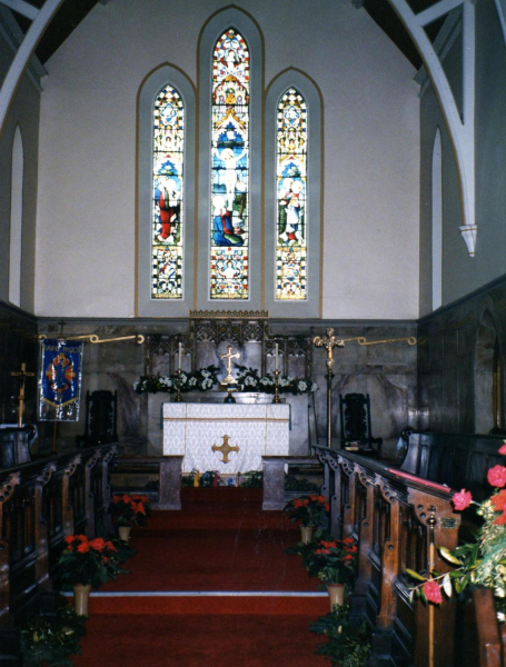 East window - St. Paul's Church 
06-Religion-01-Church Buildings-001-Church of England  - St. Paul, Bridge Street, Ramsbottom
Keywords: 1997
