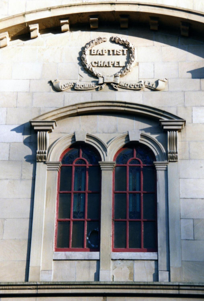 Baptist Chapel stone - Bolton Street
06-Religion-01-Church Buildings-015-Baptist Church, Bolton Street/Cross Street, Ramsbottom
Keywords: 1997