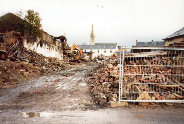 Demolition of Rose Mill taken from Irwell Street 
to be catalogued
Keywords: 1998