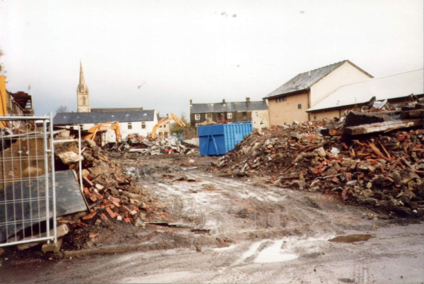 Demolition of Rose Mill taken from Irwell Street 
to be catalogued
Keywords: 1998
