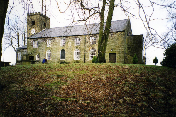 Edenfield Parish Church from the south
06-Religion-01-Church Buildings-004-Church of England -  Edenfield Parish Church
Keywords: 1999