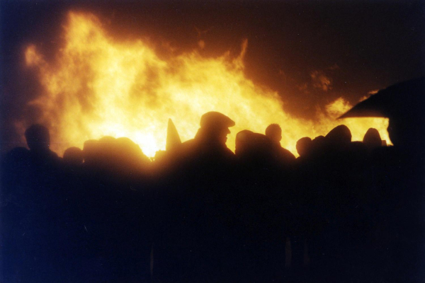 New Year's eve bonfire on Holcombe Hill 
18-Agriculture and the Natural Environment-03-Topography and Landscapes-001-Holcombe Hill
Keywords: 1999