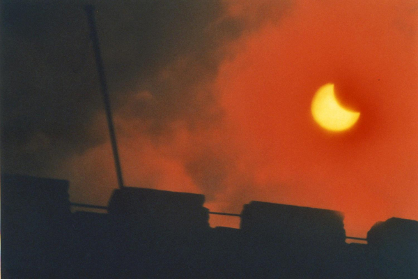 Solar Eclipse over Holcombe Tower 
18-Agriculture and the Natural Environment-03-Topography and Landscapes-001-Holcombe Hill
Keywords: 1999