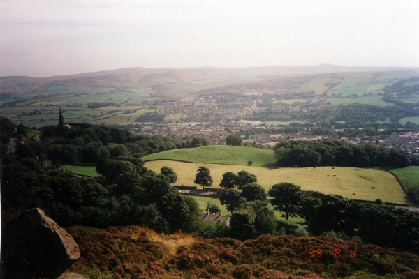 View from Holcombe Hill 
18-Agriculture and the Natural Environment-03-Topography and Landscapes-001-Holcombe Hill
Keywords: 1999