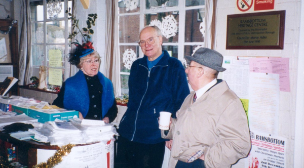 Helping out at Heritage Centre - Dickensian weekend
01-Ramsbottom Heritage Society-01-RHS Activities-000-General
Keywords: 2001