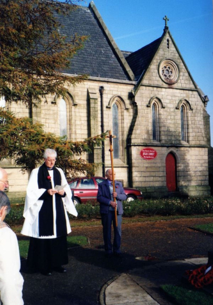 Wreaths at the cenotaph - St Paul's gardens - Rev Jeff Arcus
to be catalogued
Keywords: 2002