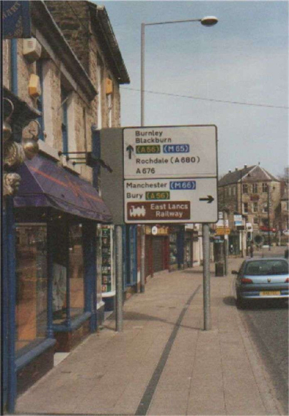 Road sign on Bolton Street

