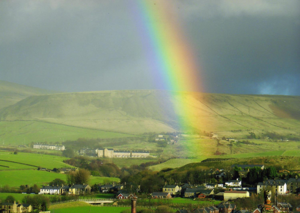 View from Rostron Road including rainbow 
18-Agriculture and the Natural Environment-03-Topography and Landscapes-000-General

Keywords: 2006