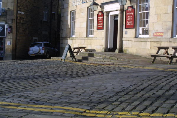 Yellow lines spoiling conservation area  ( Market Place) 
17-Buildings and the Urban Environment-05-Street Scenes-017-Market Place
Keywords: 2006