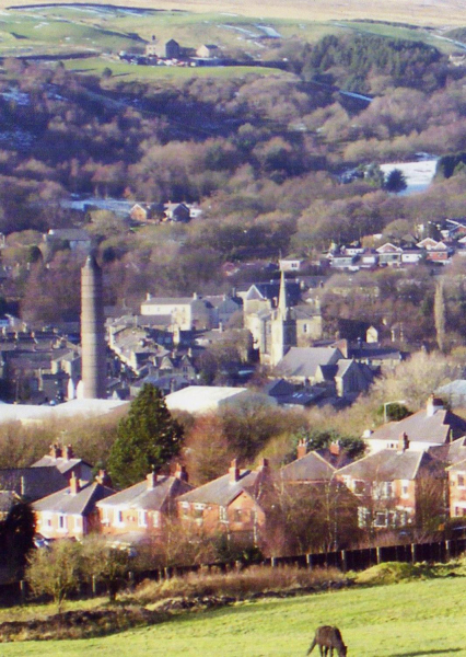 View from Manchester Road overlooking Ramsbottom 
to be catalogued
Keywords: 2008