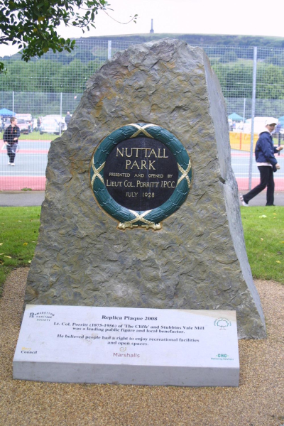 RHS visit to Scout Moor Quarry to choose Nuttall Park stone 
14-Leisure-01-Parks and Gardens-001-Nuttall Park General
Keywords: 2008