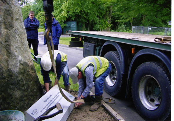 Men at work erecting the stone in Nuttall Park
14-Leisure-01-Parks and Gardens-001-Nuttall Park General
Keywords: 2008