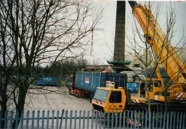 Removal of materials from closed Mondi paper mill - March 2010 
02-Industry-01-Mills-010-Ramsbottom Paper Mill,Peel Bridge,Ramsbottom
Keywords: 2010