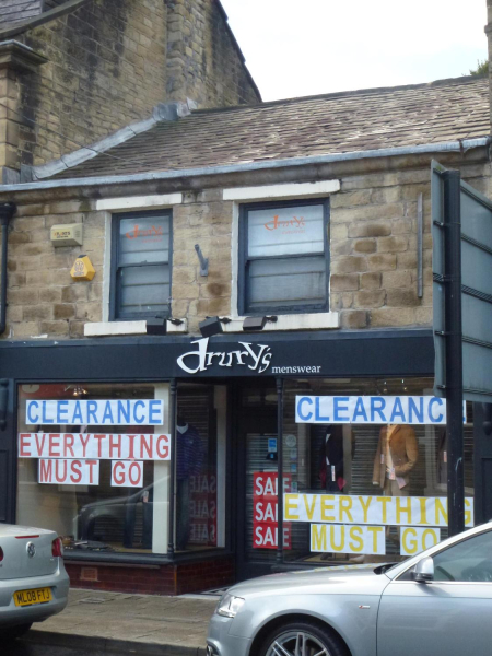 shops closed in 2013 Drurys Menswear
17-Buildings and the Urban Environment-05-Street Scenes-031 Bolton Street

Keywords: 2013