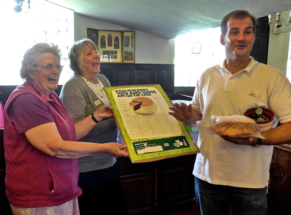 Macmillan Coffee Morning at Edenfield Parish Church 13 Sept 14 with Ann Cheetham (left) and Jake Berry (right)
06-Religion-01-Church Buildings-004-Church of England -  Edenfield Parish Church
Keywords: 2014