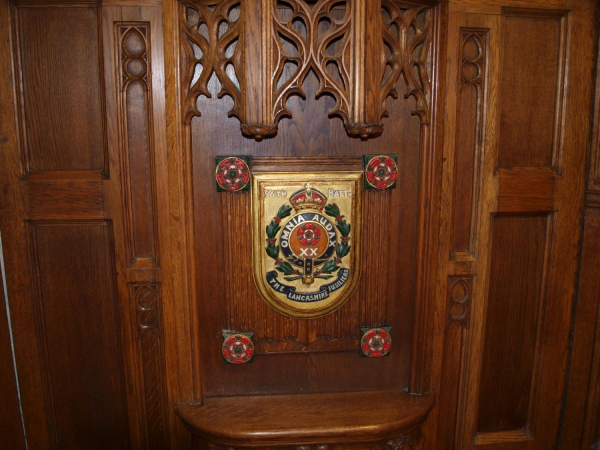Plaque of Lancashire Fusiliers 116 th Battalion - location unknown
15-War-03-War Memorials-000-General

Keywords: 2015