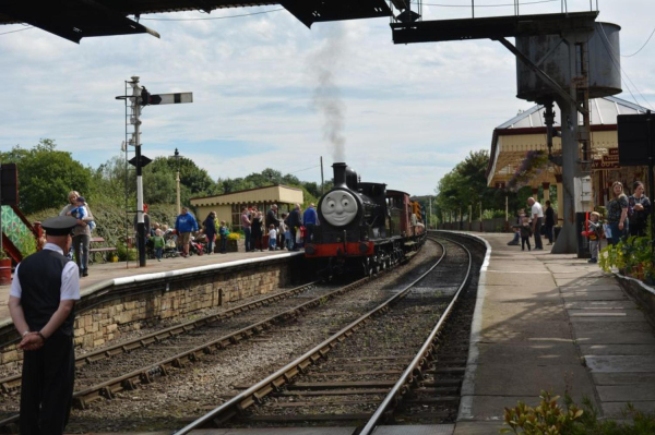Thomas The Tank engine at Ramsbottom station 
14-Leisure-04-Events-010-Railway 
Keywords: 2015