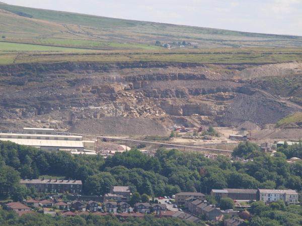 Quarry taken from Holcombe Hill 
18-Agriculture and the Natural Environment-03-Topography and Landscapes-001-Holcombe Hill
Keywords: 2015