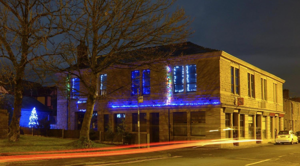 Christmas lights at Old Co-op Building, Market St, Edenfield  -Dec 16
17-Buildings and the Urban Environment-05-Street Scenes-011-Edenfield
Keywords: 2016