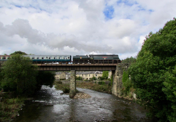 Steam train at Summerseat 
17-Buildings and the Urban Environment-05-Street Scenes-028-Summerseat Area
Keywords: 2017