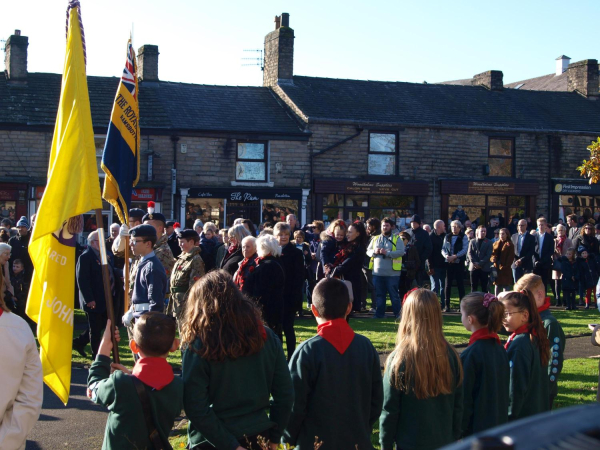 Rememberance Sunday 10-11-2019 Ramsbottom Royal British Legion - -  Crowds at St Pauls Gardens
06-Religion-02-Church Activities-001-Church of England  - St. Paul, Bridge Street, Ramsbottom
Keywords: 2019