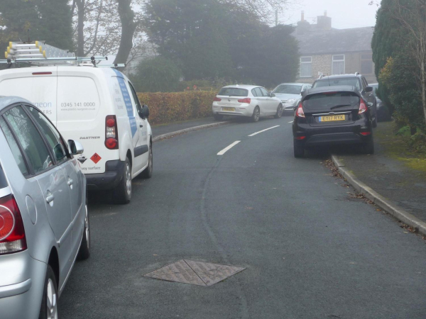 Congestion on Alderwood Grove. Pavements are for pedestrians? 
17-Buildings and the Urban Environment-05-Street Scenes-011-Edenfield
Keywords: 2019