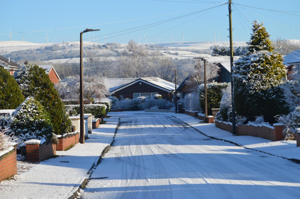 January snow?on  Newton Drive Greenmount 
17-Buildings and the Urban Environment-05-Street Scenes-013-Holcombe Brook Area
Keywords: 2019