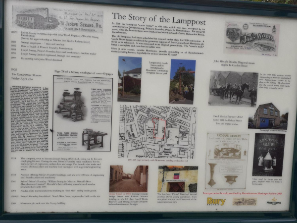 Notice Board at Morrisons about the J.Strange Lamp & Post
03-Shops, Restaurants and Hotels-02-Individual shops-001-Supermarkets
Keywords: 2020