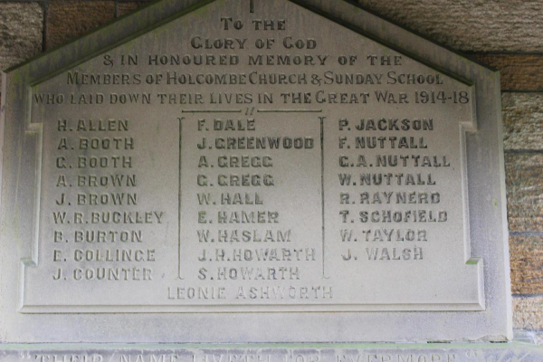 Plaque's in side Lynch Gate Holcombe Church 
06-Religion-01-Church Buildings-003-Church of England -  Emmanuel, Holcombe
Keywords: 2022