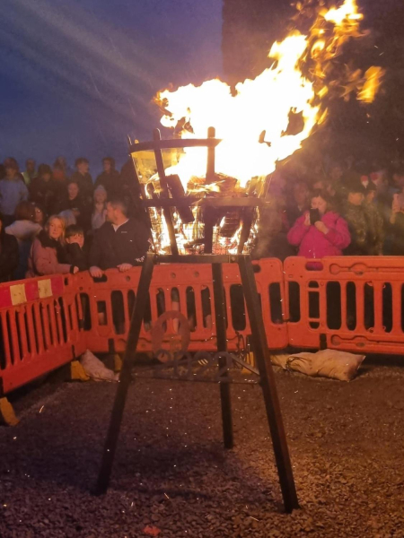 Queen Elizabeth II Platinum Jubilee Celebrations on Holcombe Hill lighting a beacon 
18-Agriculture and the Natural Environment-03-Topography and Landscapes-001-Holcombe Hill
Keywords: 2022