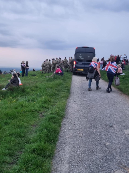 Queen Elizabeth II Platinum Jubilee Celebrations on Holcombe Hill lighting a beacon 
18-Agriculture and the Natural Environment-03-Topography and Landscapes-001-Holcombe Hill
Keywords: 2022