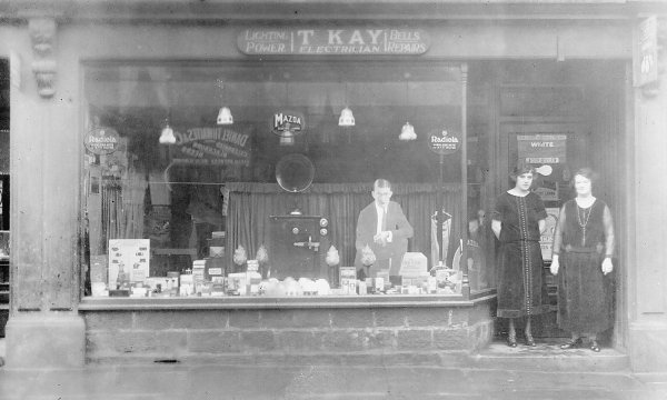1920s  p/c of Tom. Kay. Electrician,shop on Bolton St.
17-Buildings and the Urban Environment-05-Street Scenes-031 Bolton Street
Keywords: 1929
