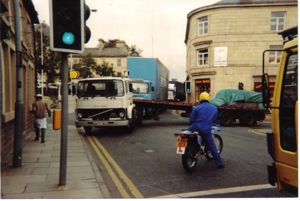 Lorry blocking the junction of Bolton St and Bridge St
17-Buildings and the Urban Environment-05-Street Scenes-003-Bridge Street
Keywords: 1989