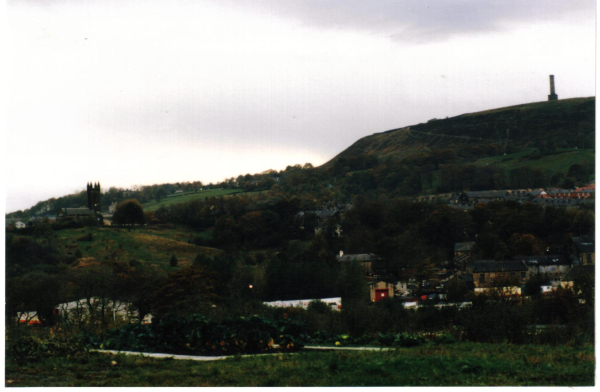 View from Bury New Road of Holcombe Hill 
18-Agriculture and the Natural Environment-03-Topography and Landscapes-001-Holcombe Hill
Keywords: 1989