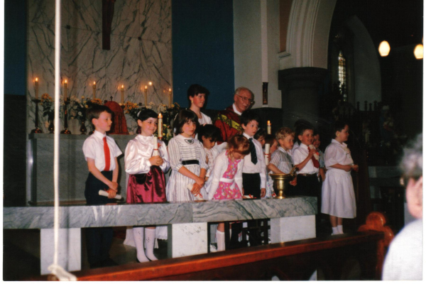 Confirmation ceremony - St Phillips 
06-Religion-02-Church Activities-005-Church of England - St. Philip, Stubbins (sometimes referred to as St. Philip the Apostle)
Keywords: 1989